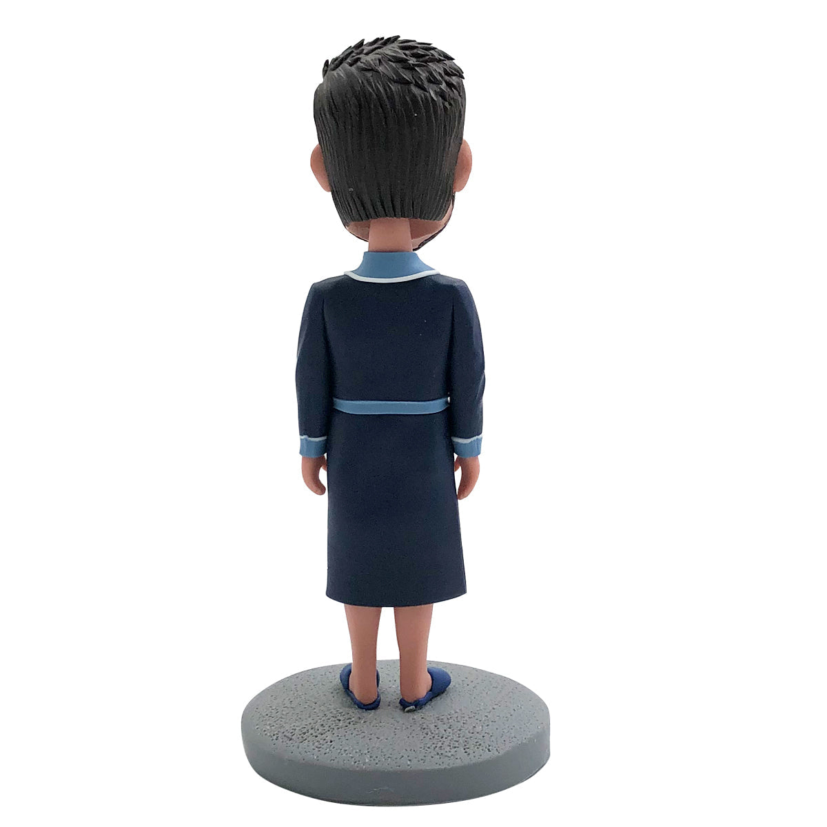 Bobblehead personalizzato con papà e accappatoio