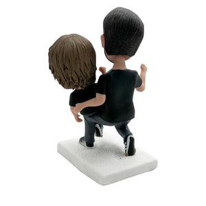 Bobblehead personalizzato padre e figlio per i regali della festa del papà