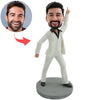 Bobblehead personalizzato del padre che si esibisce
