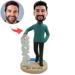 Bobblehead personalizzato "IL MIGLIOR CAPO DI SEMPRE"