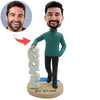 Bobblehead personalizzato "IL MIGLIOR CAPO DI SEMPRE"