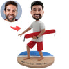 Bobblehead personalizzato per papà in vacanza al mare