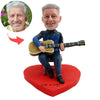 Idea regalo per la festa del papà: Bobblehead personalizzato con chitarra