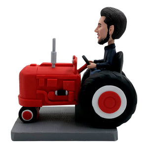 Bobblehead personalizzato con veicoli agricoli