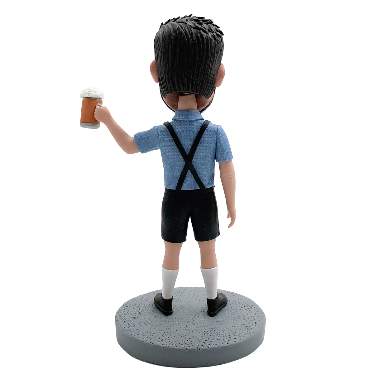 Bobblehead personalizzato "Bevi una birra felice"