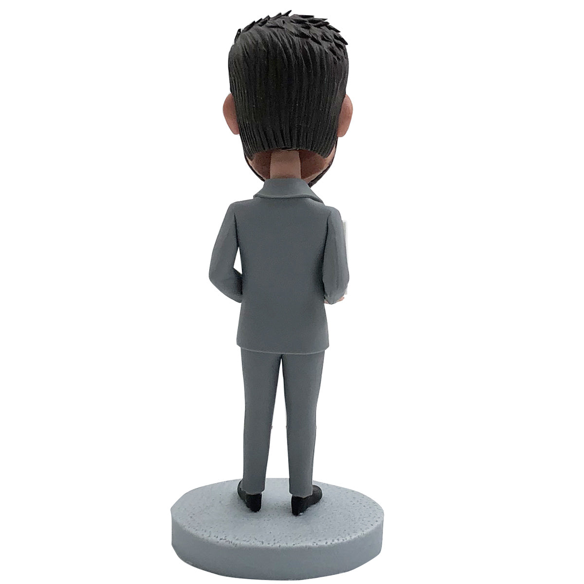 Bobblehead personalizzato con supporto per biglietto da visita