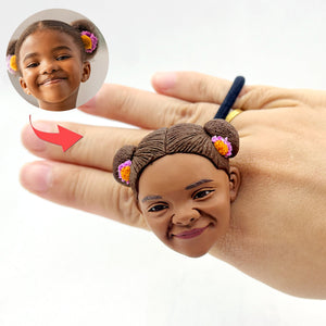 Corda per capelli con bobblehead personalizzata per bambina