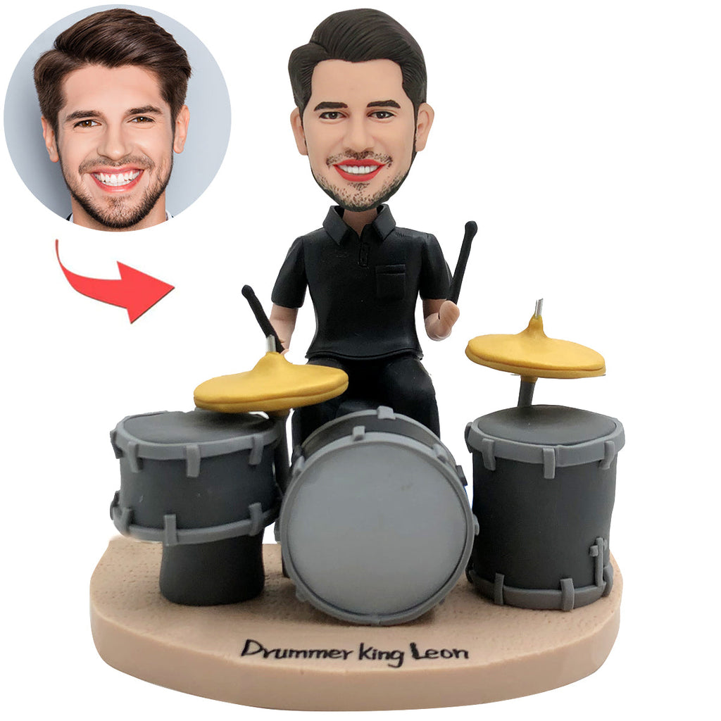 Bobblehead personalizzato che suona la batteria