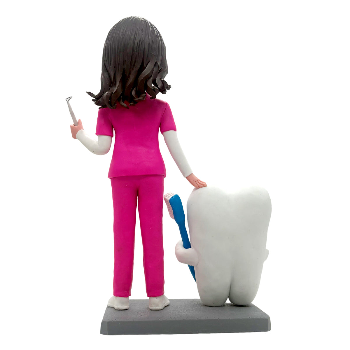 Statuetta personalizzata del dentista con dente