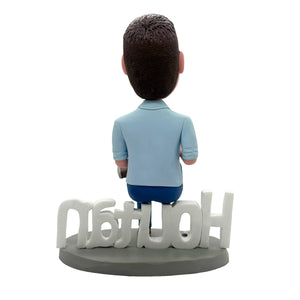 Tazza Bobblehead personalizzata con la scritta "Il miglior capo del mondo"