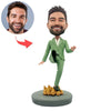 Bobblehead divertente personalizzato con espressioni uniche