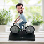 Bobblehead personalizzato con ciclista