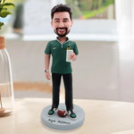 Bobblehead personalizzato per allenatore di calcio