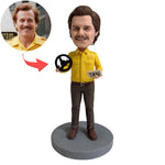 Statuetta personalizzata del tassista Bobblehead