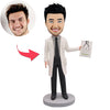 Test della vista con bobblehead personalizzato