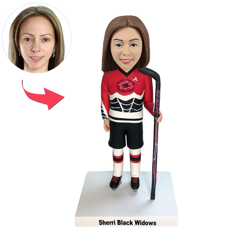 Bobblehead da hockey personalizzato