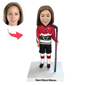 Bobblehead da hockey personalizzato
