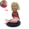 Bobblehead personalizzati con sirena per figlia