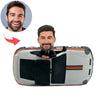 Bobblehead personalizzato da uomo, stile divertente, ribaltamento dell'auto