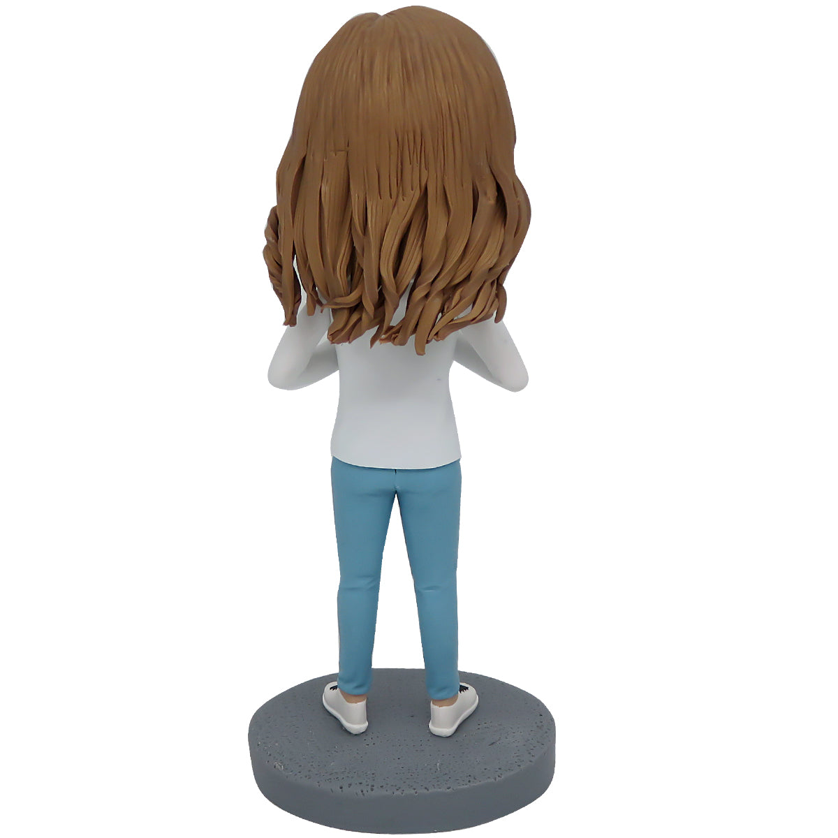 Bobblehead personalizzato con la mamma in abbigliamento sportivo, regalo per la festa della mamma