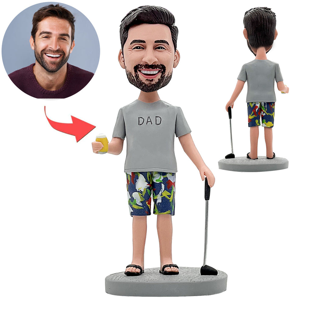 Bobblehead personalizzato "Golf Dad"