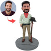 Bobblehead personalizzato in stile caccia