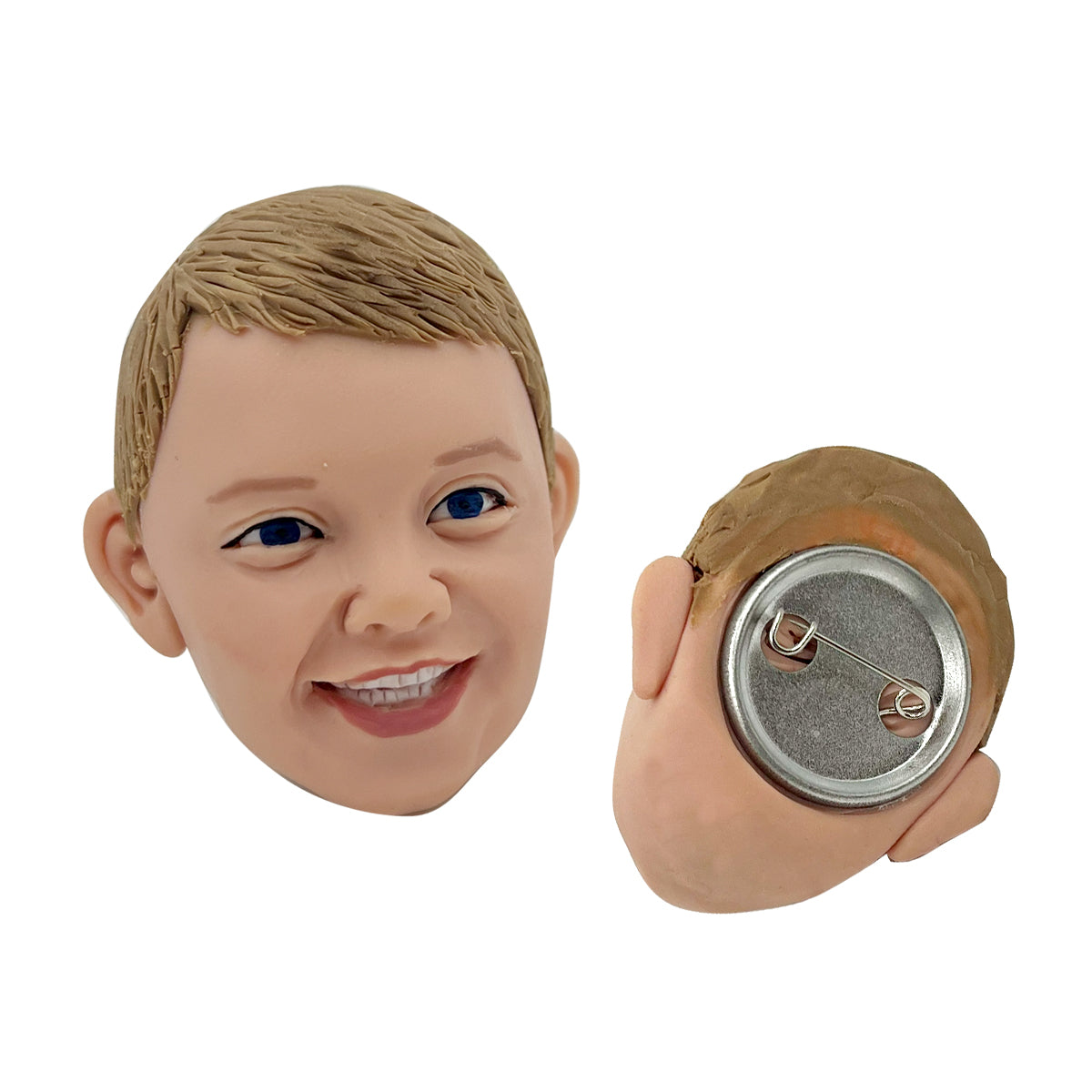 Bobblehead con distintivo personalizzato per bambini