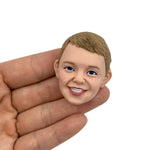 Bobblehead con distintivo personalizzato per bambini