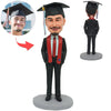 Bobblehead personalizzato per laurea - Bell'uomo