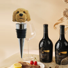 Tappi per bottiglie di vino con testa di animale domestico personalizzati