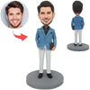 Bobblehead personalizzato da uomo d'affari con abito