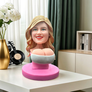 Bobblehead personalizzato con donna divertente