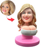 Bobblehead personalizzato con donna divertente