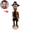 Bambola bobblehead da cowboy