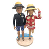 Bambola Bobblehead di coppia in vacanza