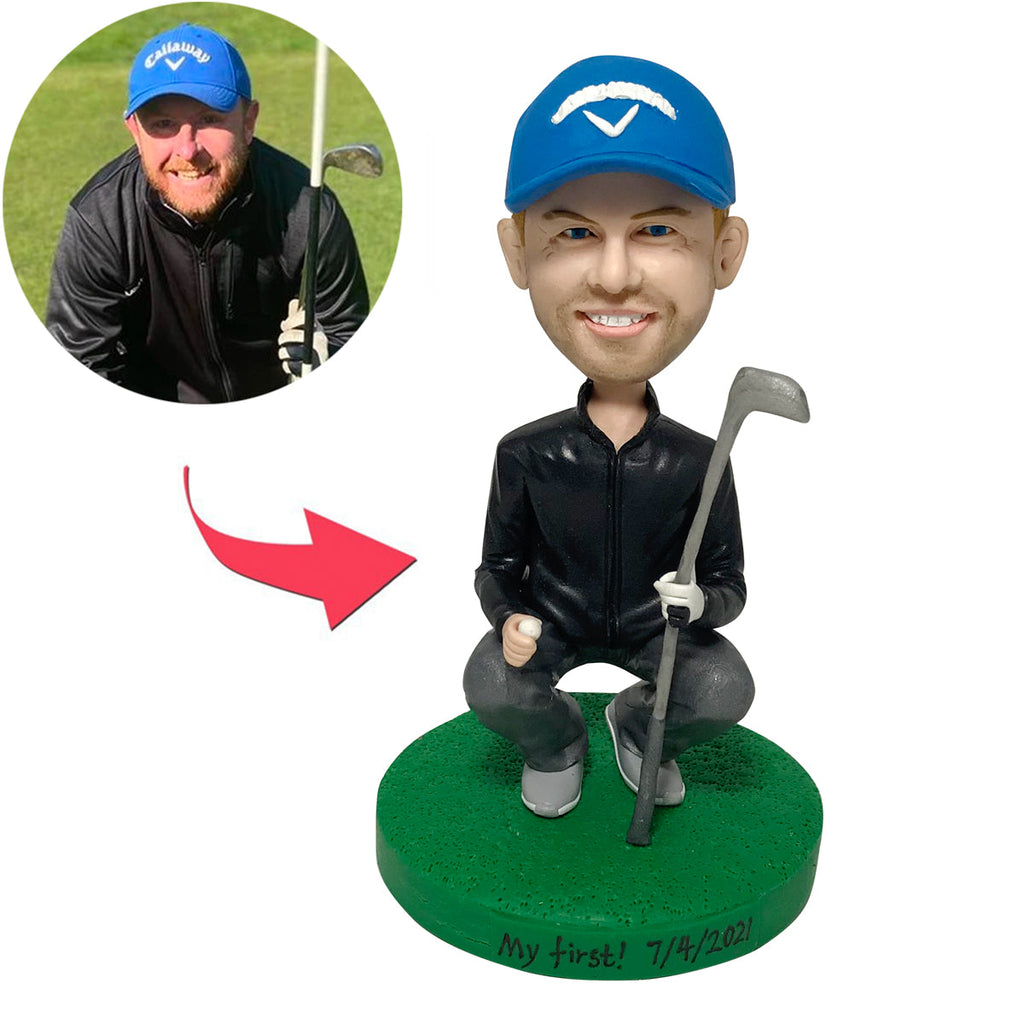 Bobblehead da golf personalizzato