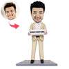 Bobblehead personalizzato con personaggio maschile