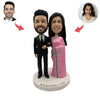 Bobblehead personalizzato con coppia indiana