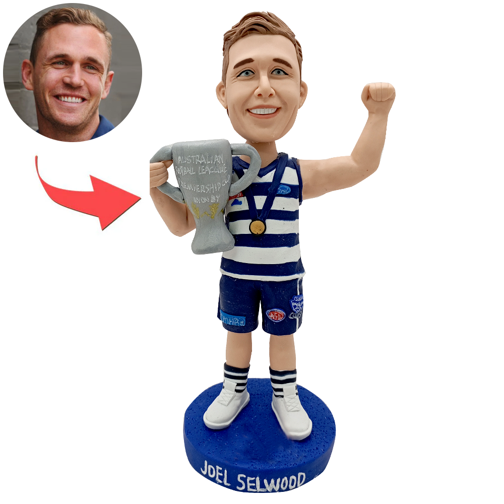 Momento campione con bobblehead personalizzato