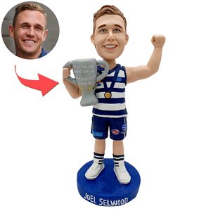Momento campione con bobblehead personalizzato