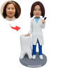 Regalo personalizzato con bobblehead per dentista femminile