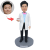 Regalo personalizzato con bobblehead per dentista maschile