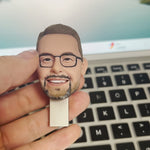 Chiavetta USB personalizzata Bobblehead personalizzato