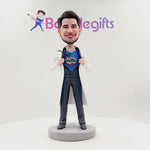 Bambola Bobblehead personalizzata da dottore per uomo