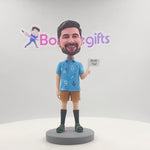 Maglietta personalizzata con bobblehead Super Dad in stile natalizio floreale