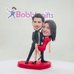 Coppia di ballerini bobblehead personalizzati - San Valentino