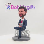 Bambola Bobblehead personalizzata del MIGLIOR BOSS MASCHIO DEL MONDO