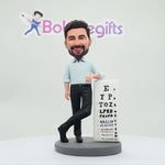Bobblehead personalizzato con grafico oculare