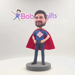 Bambola Bobblehead personalizzata per Super Papà