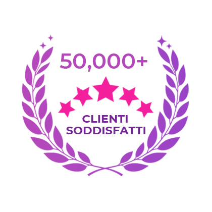 <p>Oltre 50.000 clienti soddisfatti</p>